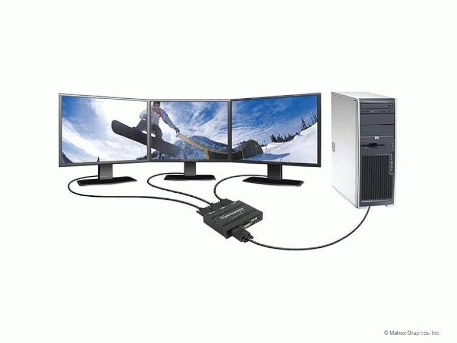 その他 Matrox TripleHead2Go Three-Monitor Graphics Expansion - Digital Edition T2G-D3D-IF Matrox TripleHead2Go Three-Monitor Graphics Expansion